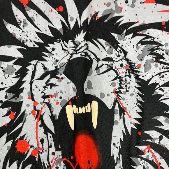 Take That Savage T-Shirt Men SZ 2XL Black/Grey/Red Lion Short Sleeve Shirt - Picture 3 of 5